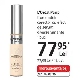 DM L'Oréal Paris true match corector cu efect de serum Ofertă
