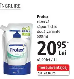 DM Protex rezervă săpun lichid Ofertă