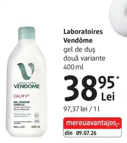 DM Laboratoires Vendome gel de duș Ofertă