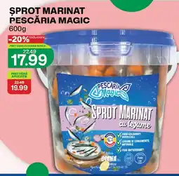 Diana Supermarket Pescaria Magic sprot marinat cu legume Ofertă