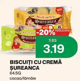Diana Supermarket Sureanca biscuiti cu cremă Ofertă