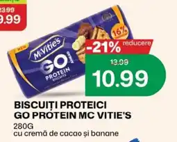 Diana Supermarket Mc Vitie's Go Protein Biscuits Ofertă