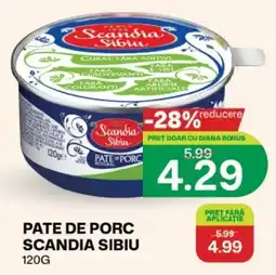 Diana Supermarket Scandia Sibiu Pate de Porc Ofertă