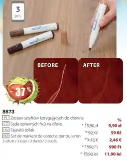 BetterStyle Set de markere de corecție pentru lemn Ofertă