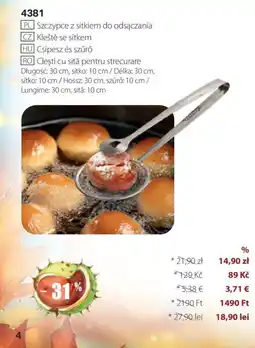 BetterStyle Clești cu sită pentru strecurare Ofertă