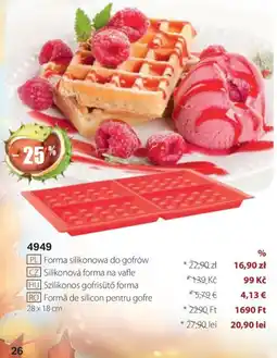 BetterStyle Formă de silicon pentru gofre Ofertă