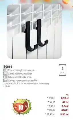 BetterStyle Cârlige negre pentru calorifer Ofertă