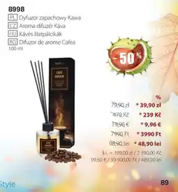 BetterStyle Difuzor de arome Cafea Ofertă
