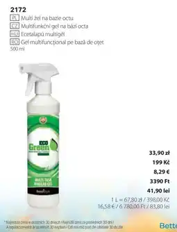 BetterStyle Eco Green Gel Multifuncțional Pe Bază De Oțet Ofertă