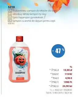 BetterStyle Şampon cu aromă de căpşuni pentru copii Ofertă
