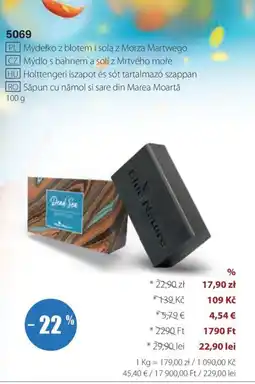 BetterStyle Săpun cu nămol si sare din Marea Moartă Ofertă