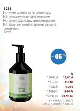 BetterStyle Săpun pentru mâini sub formă de spumă Lemon Grass Ofertă