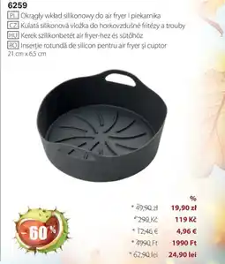 BetterStyle Insertie rotunda de silicon pentru air fryer si cuptor Ofertă