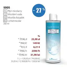 BetterStyle Hydroclinic lichid micelar Ofertă
