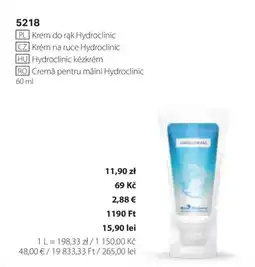 BetterStyle Hydroclinic cremă pentru mâini Ofertă