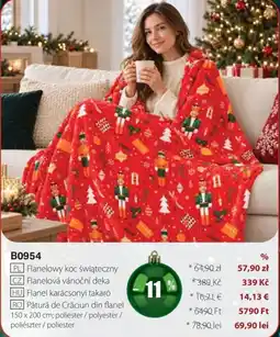 BetterStyle Pătură de Crăciun din flanel Ofertă