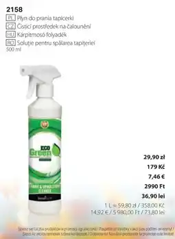 BetterStyle Eco Green soluție pentru spălarea tapițeriei Ofertă