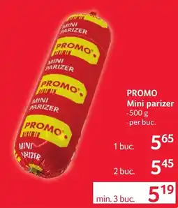 Selgros Promo mini parizer Ofertă