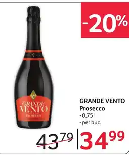Selgros Grande Vento Prosecco Ofertă