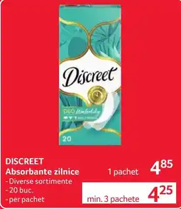 Selgros Discreet absorbante zilnice Ofertă