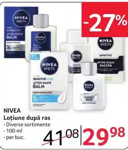 Selgros Nivea loțiune după ras Ofertă