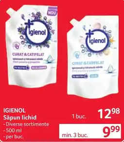 Selgros Igienol săpun lichid Ofertă