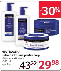 Selgros Neutrogena balsam loțiune pentru corp Ofertă