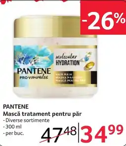 Selgros Pantene mască tratament pentru păr Ofertă
