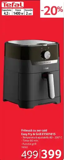 Selgros Tefal friteuză cu aer cald easy fry & grill ey501815 Ofertă