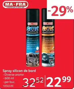Selgros MaFra spray silicon de bord Ofertă