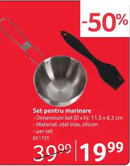 Selgros Set pentru marinare Ofertă