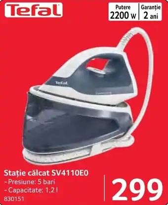 Selgros Tefal stație călcat sv4110eo Ofertă