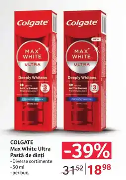 Selgros Colgate max white ultra Ofertă