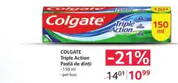 Selgros Colgate triple action pastă de dinți Ofertă