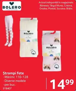 Selgros Bolero ștrampi fete Ofertă