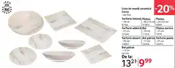 Selgros Linia de veselă ceramică Corso Ofertă