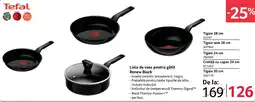 Selgros Tefal linia de vase pentru gătit renew black Ofertă