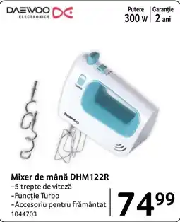 Selgros Daewoo mixer de mână DHM122R Ofertă