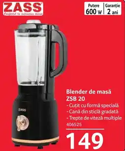 Selgros Zass blender de masă zsb 20 Ofertă
