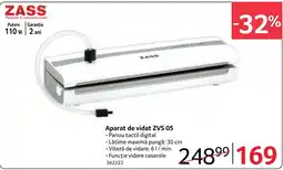 Selgros Zass aparat de vidare zvs 05 Ofertă