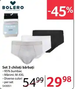 Selgros Bolero chiloți bărbați Ofertă