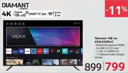Selgros Diamant televizor 108 cm 43hl5530u/c Ofertă