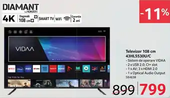Diamant televizor 108 cm 43hl5530u/c