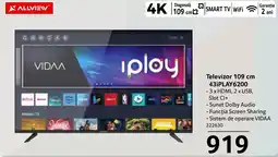 Selgros Allview televizor 109 cm 43iPLAY6200 Ofertă