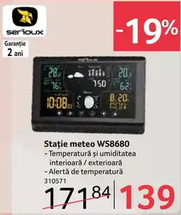 Selgros serioux stație meteo ws8680 Ofertă