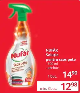Selgros Nufăr soluție pentru scos pete Ofertă