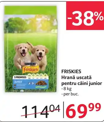 Friskies hrană uscată pentru câini junior