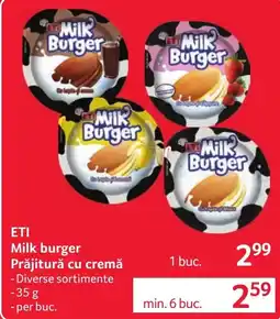 Selgros Eti milk burger Ofertă