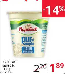 Selgros Napolact laurt 3% Ofertă