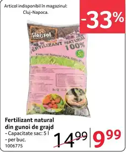 Selgros Florsol fertilizant natural Ofertă